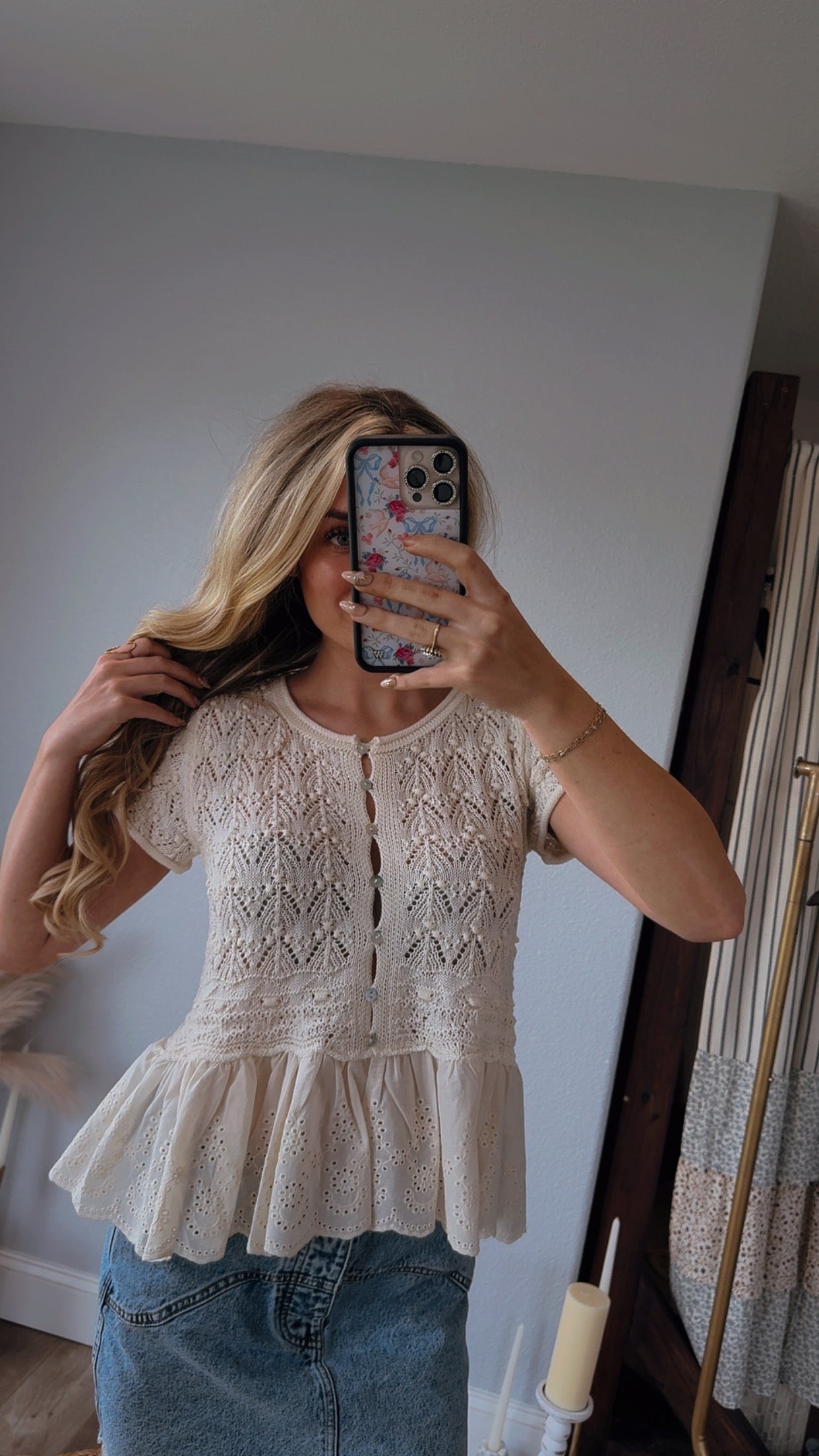 The Natalie Crochet Top
