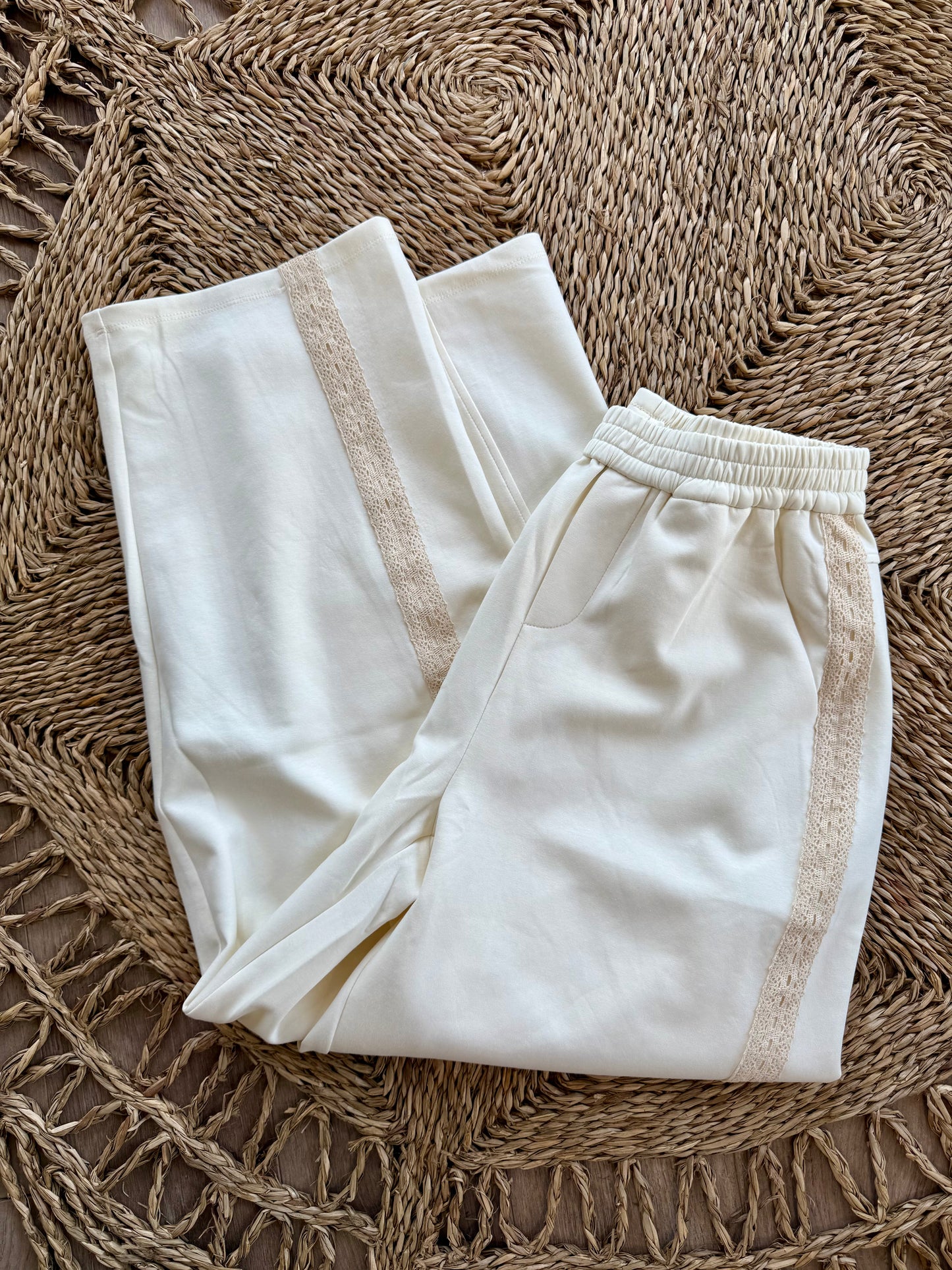 ME AND YOU LACE JOGGERS
