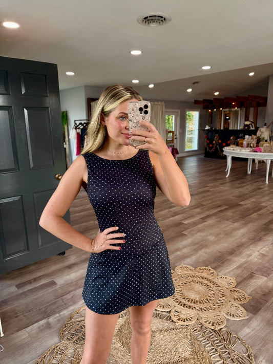 In My Heart Dot Athletic Skort