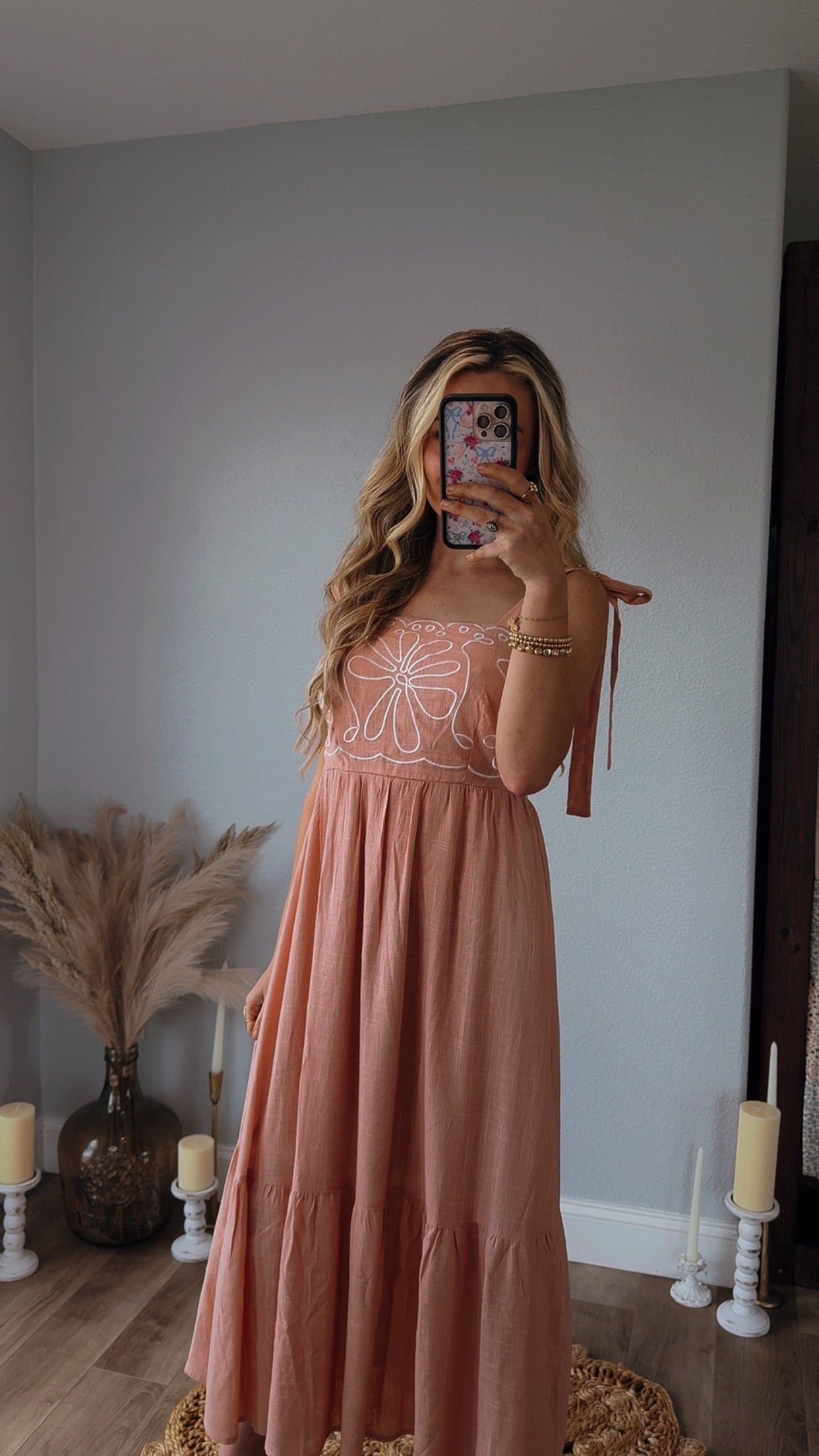 Garden Party Salmon Maxi