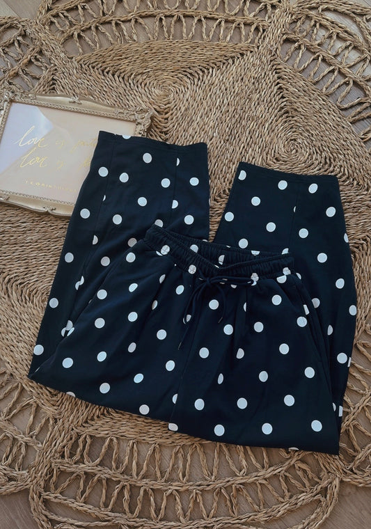 Swiss Dot Slouch Lounge Pant