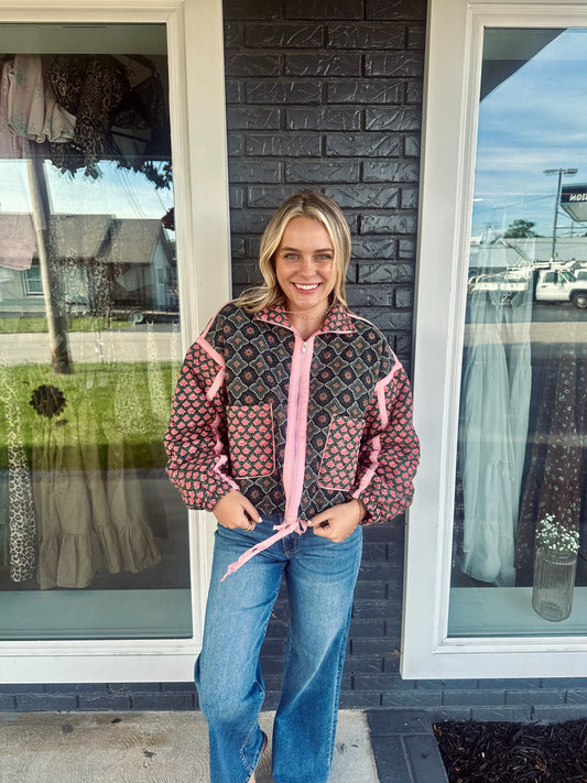 BEFORE I LEAVE QUILTED JACKET