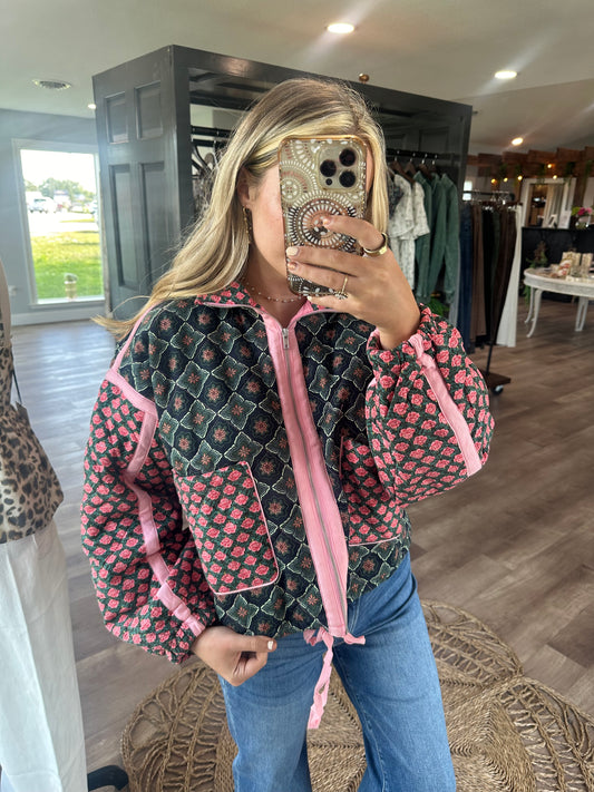 BEFORE I LEAVE QUILTED JACKET