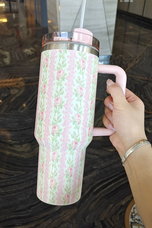 DAINTY FLORAL TUMBLER